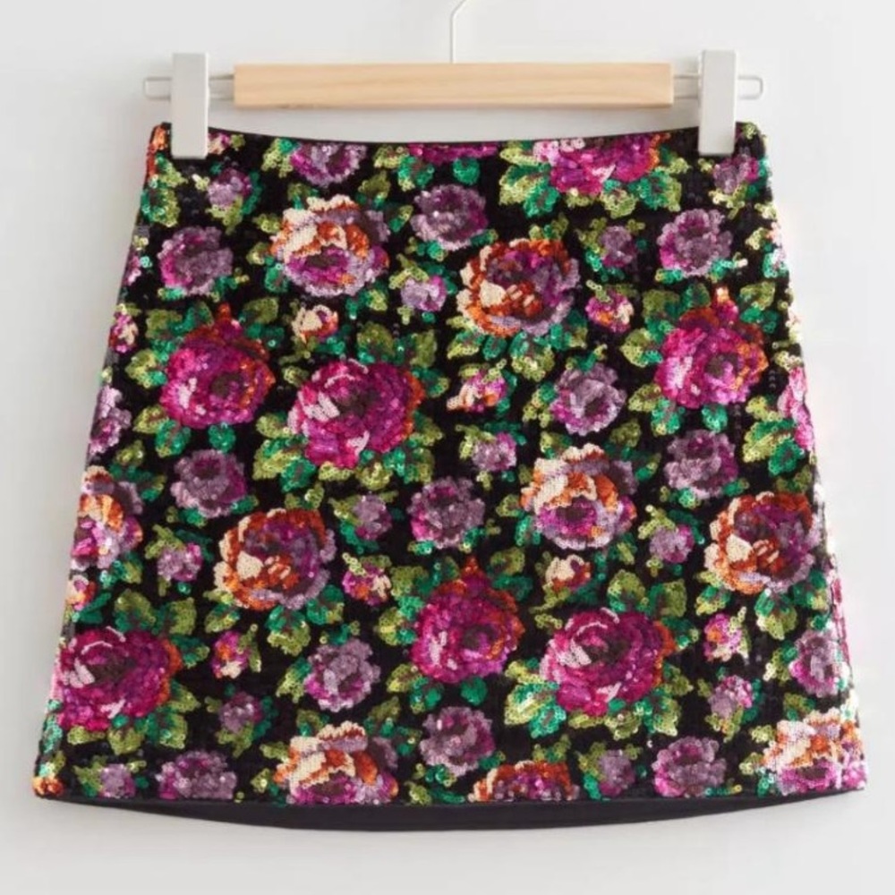& Other Stories Floral Skirt